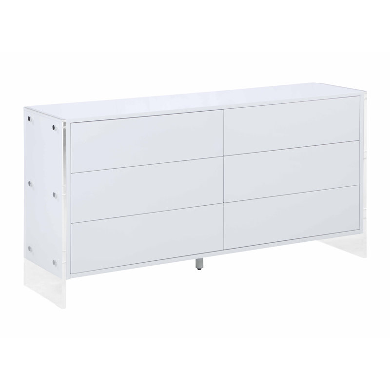 Commode double 6 tiroirs l 60,5 "Barcelona