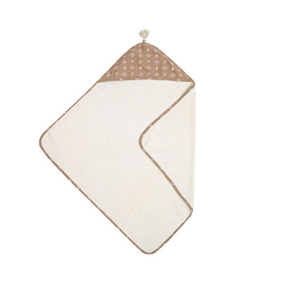 Ezra Crane Baby Hooded Towel Copper Dash