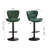 Adjustable Height And Modern Comfort Swivel Upholstered Bar Stool-1078295683
