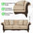 Halima Carved Wood Frame Sofa-1749367838