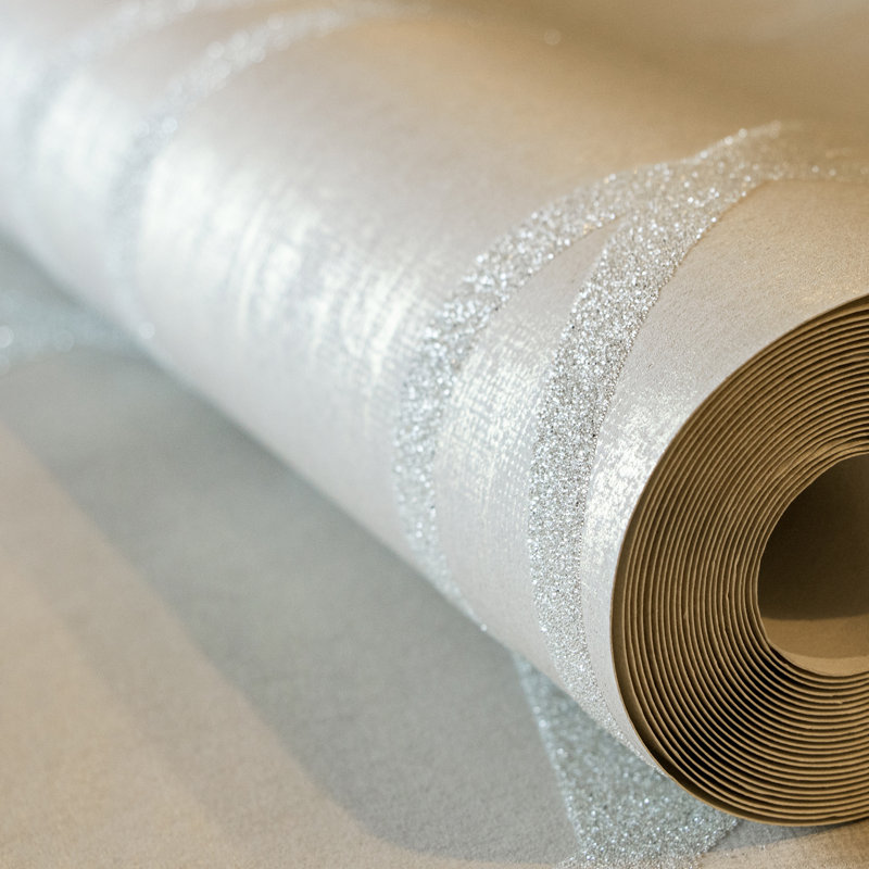 Universe Collection Saturn Glass Stone Geometric Lines Wallpaper Roll, Beige
