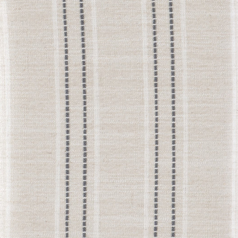 Tabouret de comptoir et de bar en bois massif sans dossier avec siège rembourré Bartonville, Polyester naturel / Brun foncé