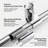 4-Spray Handheld Shower with Heavy-Duty Slide Bar and Non-Slip Grip