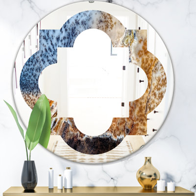 Miroir mural quatrefoil