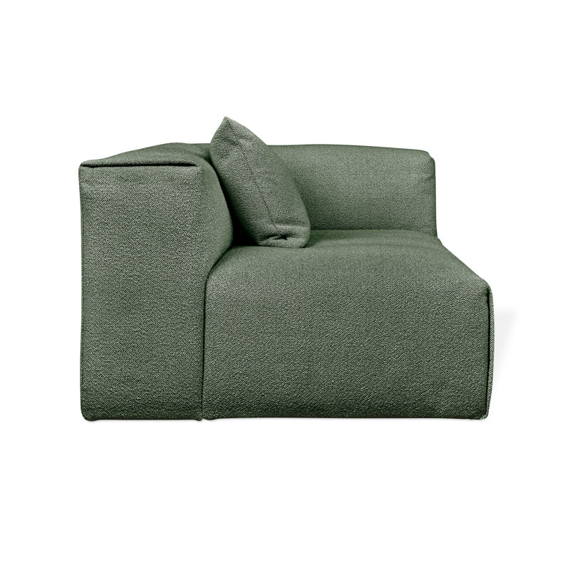 Nest Modular Right Arm Chair, Morris Pine