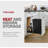 Rev-A-Shelf Pullout Kitchen Trash Can 35 qt. with Soft-Close, 53WC-1535SCDM-118-123195387-123195390