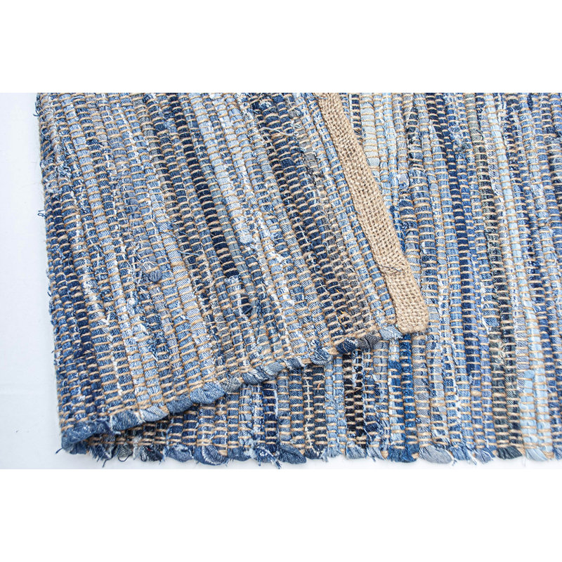 Rysing Cotton Striped Indoor Rug