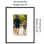  Cadre photo 22 x 28 - Utiliser comme cadre 11 x 17 avec passe-partout ou cadre 22 x 28 sans passe-partout - Cadre photo fin avec plexiglas poli - noir-1657676157-1657676154
