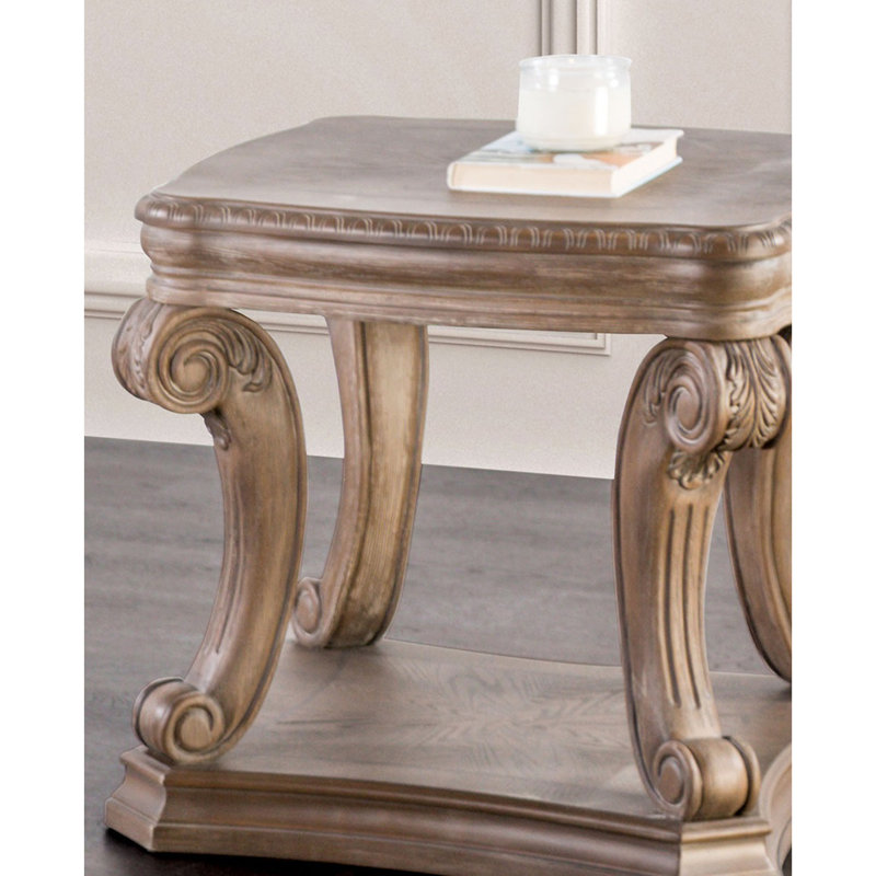 Traditional Style End Table