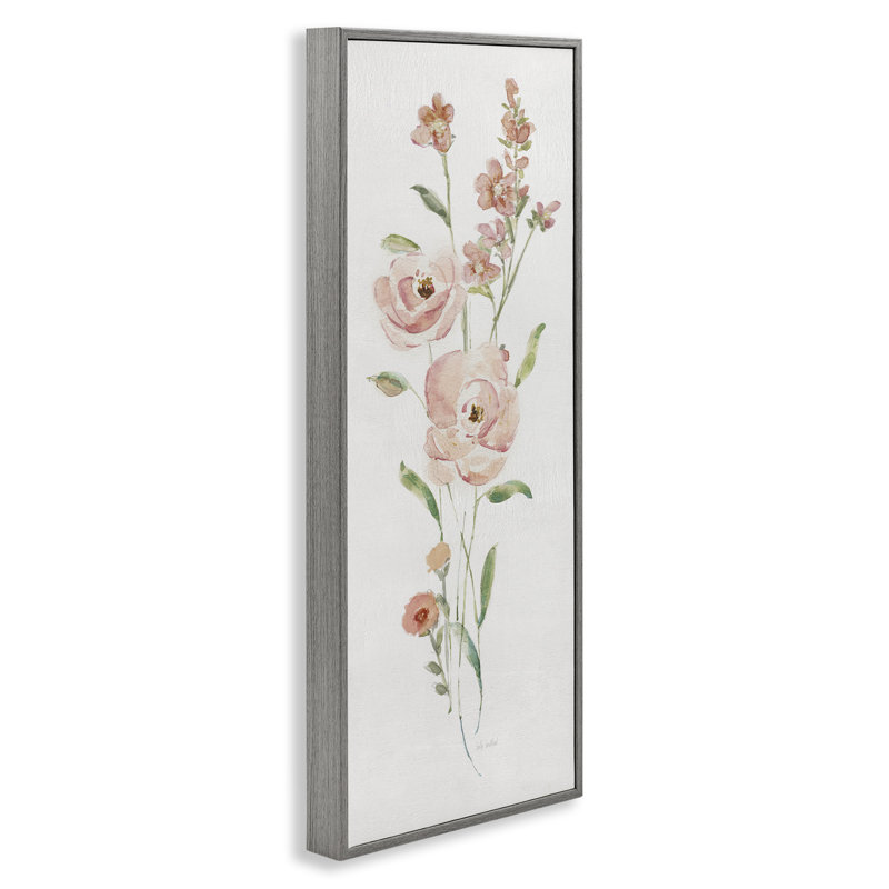 Dessin de giclée encadré gris pastel par Sally Swatland, Estampe numérique Farmhouse, H 24 po x l 10 po