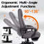 Fauteuil de direction chauffant avec repose-pieds-133409166