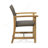 7-Piece Patio Dining Set, 72" Slatted Table & 6 Acacia Wood & PE Rattan Chairs For Patio Garden-1460940631-1460940625
