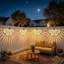 Paquet de 6 lumières de terrasse solaires pour l'extérieur