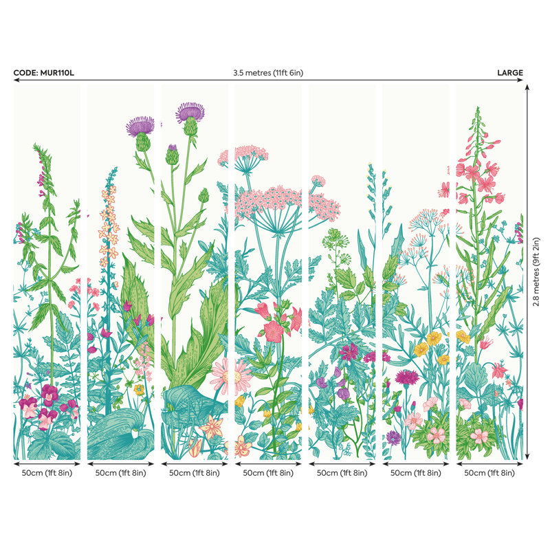 Constableville Wall Mural, 280cm L x 350cm W