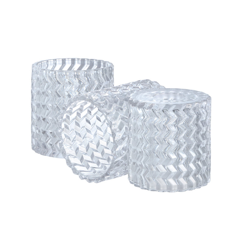 #23646-60-3,Clear w/Diamond Pattern For Lighting fixture.Size:4-1/2"Dx4-3/4"H.Centre Hole:42mm.3PK