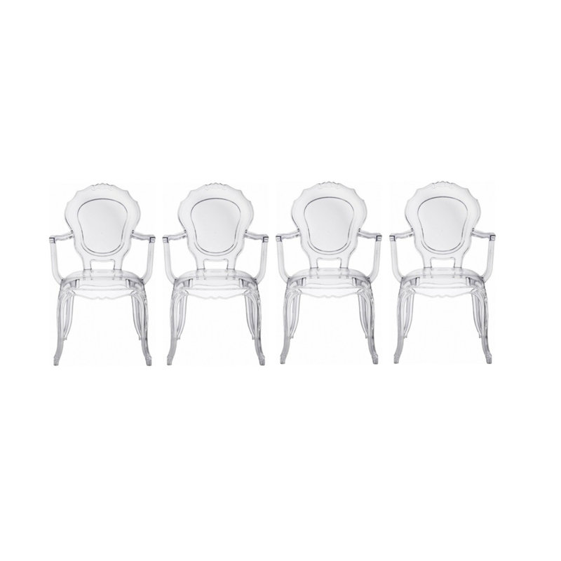 Chaise avec accoudoirs Malechi Queen Anne, 4