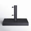 Baska Outdoor Black Stainless Steel Umbrella Base