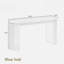 Console avec rayures verticales uniques et design incurvé -839224452