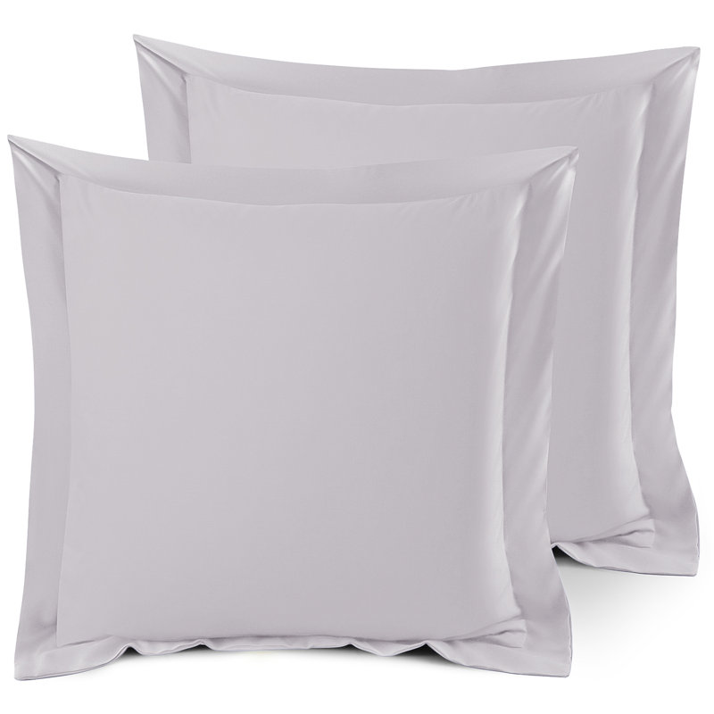Taie décorative 100% polyester , 26 po x 26 po, Gris lavande