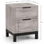 Yonkers 45cm W Manufactured Wood Bedside Table-1103846301