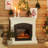 Brimson 19.67'' W Black Electric Fireplace Insert