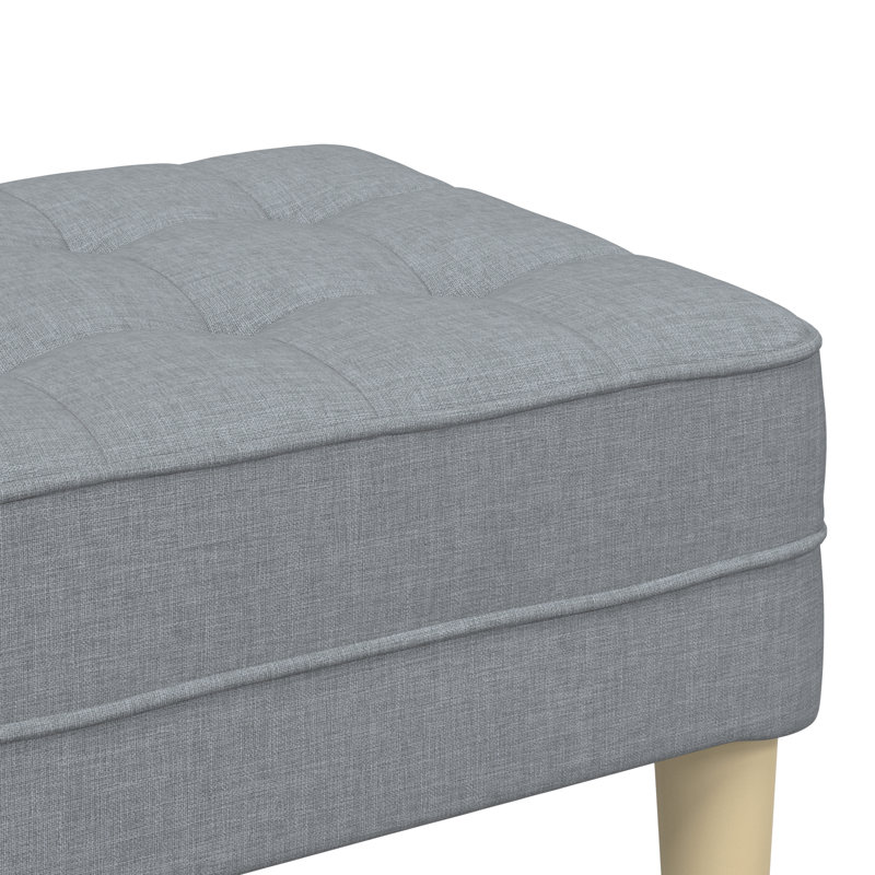 Fabric Bench, Light Grey