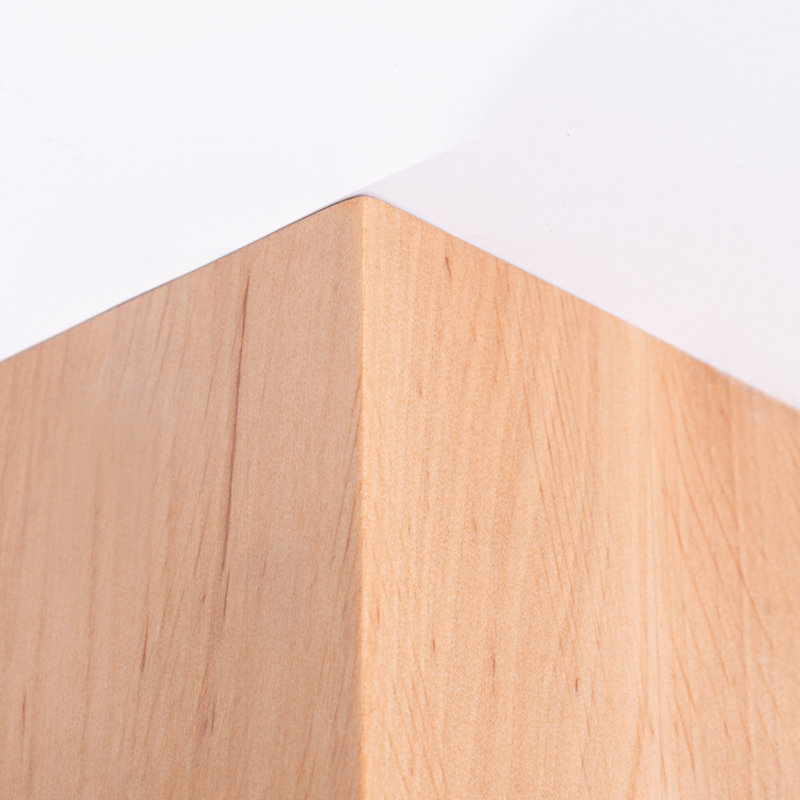 Solis Solid Wood Flush Mount