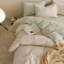 Ensemble de housse de couette réversible moderne et contemporaine en mélange de coton -2123136125