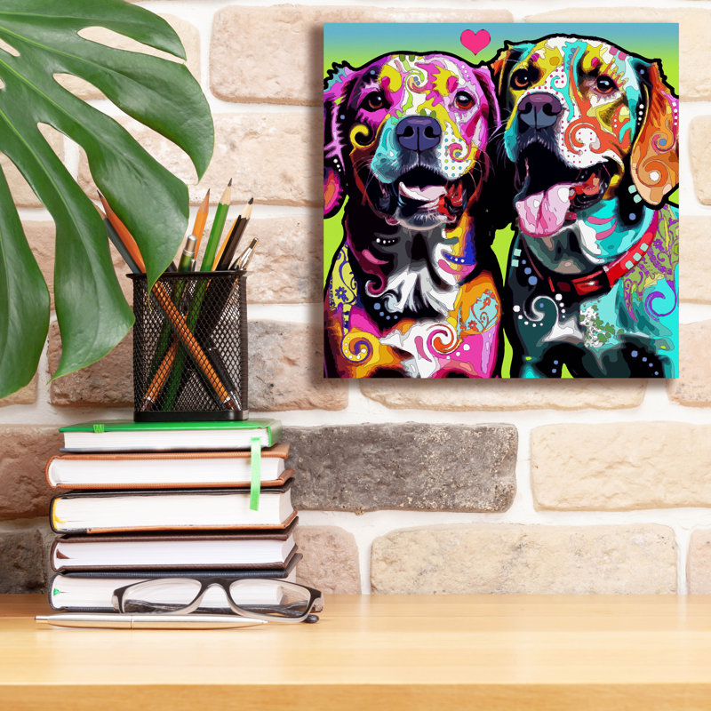 'The Innocents' by Dean Russo Canvas Wall Art, 12" H x 12" W x 0.75" D