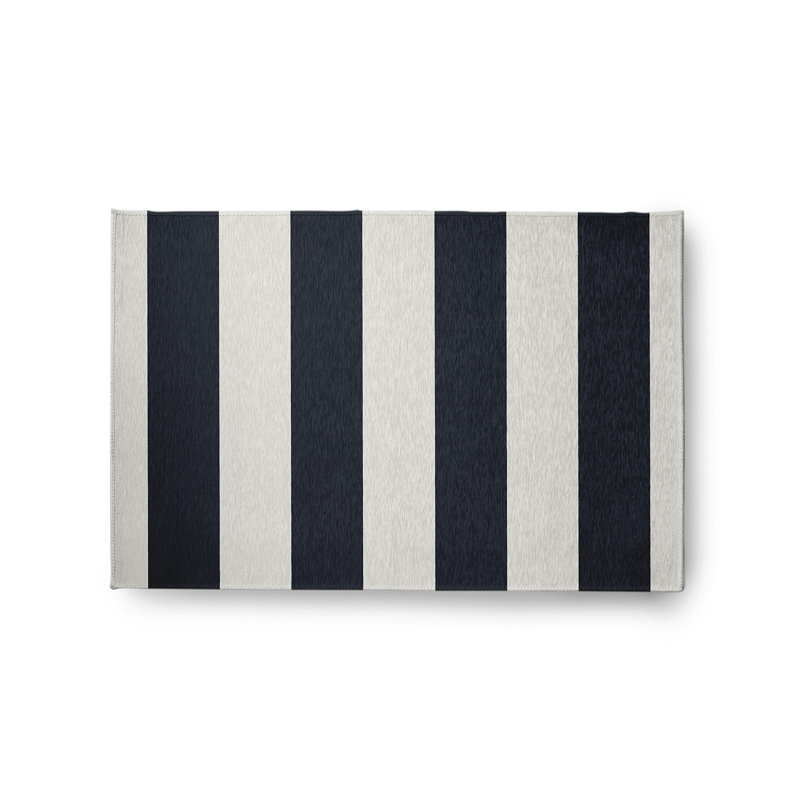 Brodus Chenille Striped Indoor Rug, Rectangle 2' x 3'