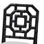 Tabouret de bar Boone de Bali & Pari, motif chinoiserie, noir-1619524295
