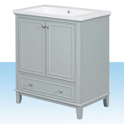Meuble-lavabo simple 30 po avec comptoir