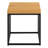 Strington Side Table in Black and Oak