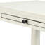 Table de chevet classique avec rangement blanc antique classique avec un design élégant et une fonctionnalité pratique