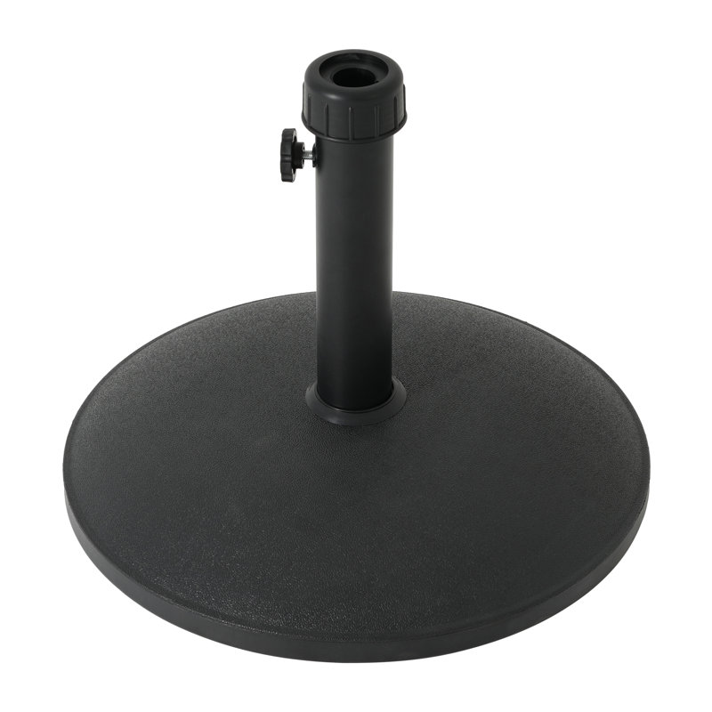 Outdoor 35-Pound Round Black Umbrella Base