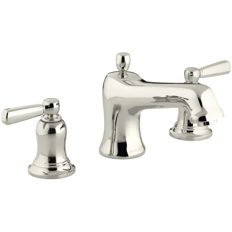 Bancroft Bath Faucet Trim for Deck-Mount Valve with Diverter Spout and Lever Handles, Valve Not Included, Metal