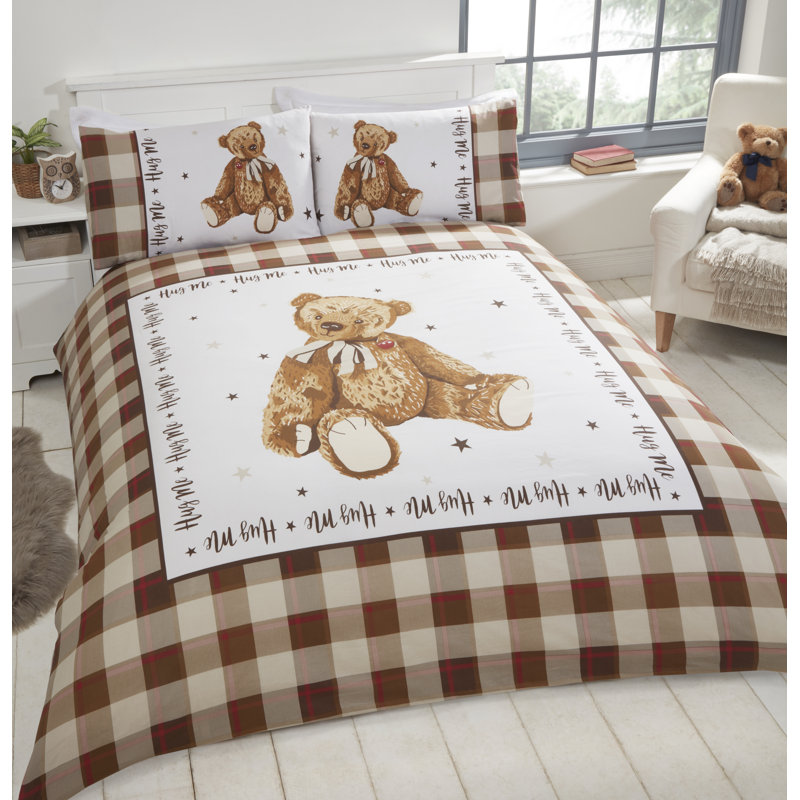 Bugarin Cotton Blend Gingham Bedding with Pillowcases Included