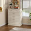 Commode verticale 6 tiroirs H 40,4 "