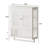 Wall Cabinet with Fluted Glass Doors, Adjustable Shelf, and Towel Rack for Bathroom, Kitchen-1102479217