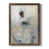 Toile avec cadre en noyer