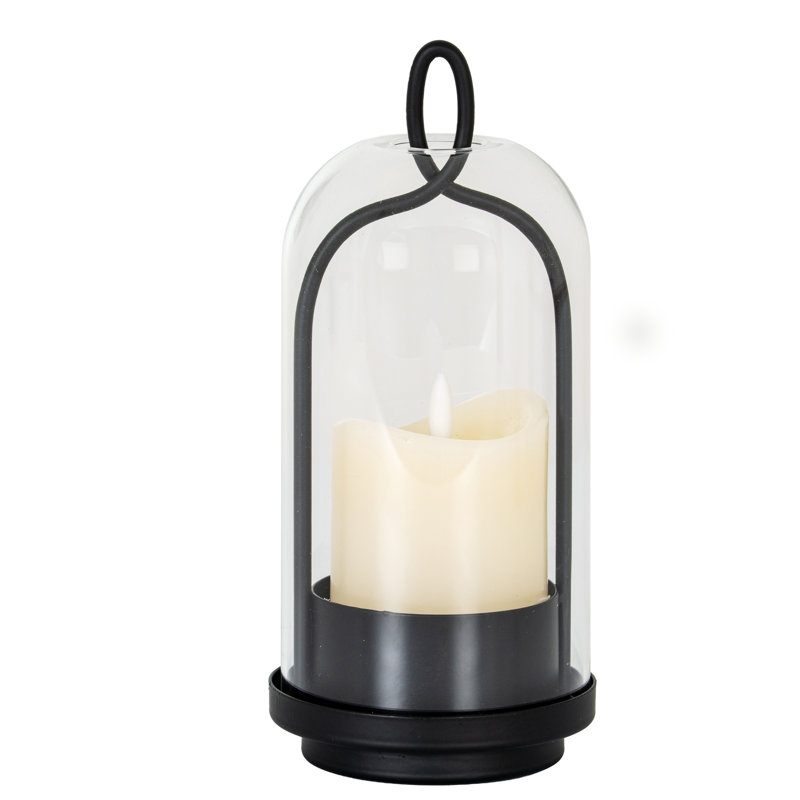 Anhat Glass Candle Accessories, 19 cm H x 10 cm W x 10 cm D