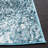 Mclawhorn Abstract Silver / Blue Power Loomed Area Rug-189237439