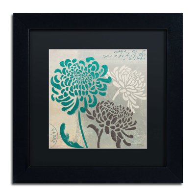 « chrysanthèmes "i », impression encadrée