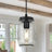 Camelot 2 - Light Matte Black Jar Pendant