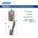 Camelot Lower Half Handle with Knob