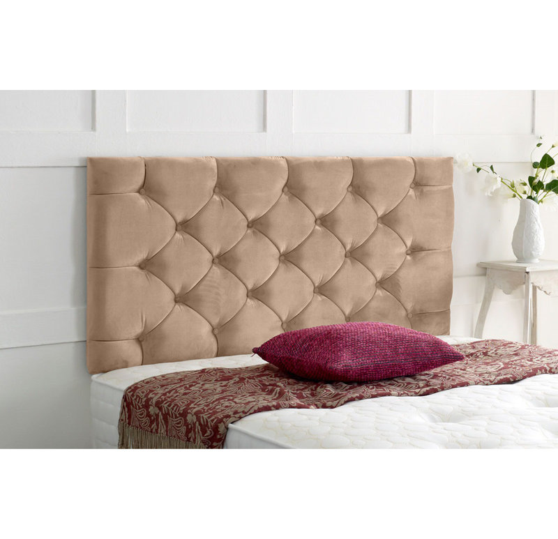 Upholstered Headboard, Kingsize (5'), Coffee