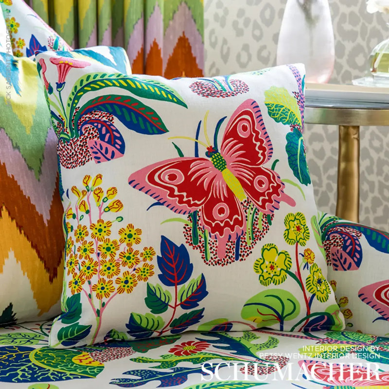 Tissu papillon exotique, Printemps