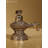 4" Brass Superfine Shivalinga Statue – Handcrafted Sacred Shiva Lingam with Nandi Base, Ornate Hindu Worship Décor