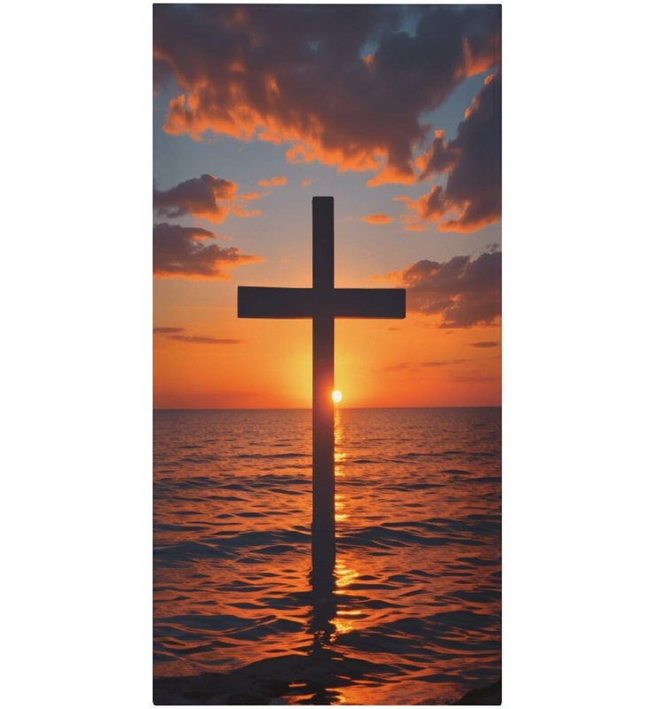 Serviette de plage Cross Sunset