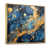 Toile avec cadre flottant or